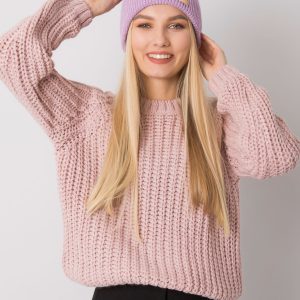 Light purple knitted beanie RUE PARIS