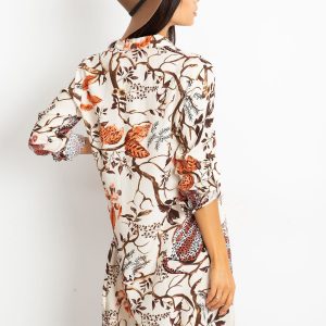 RUE PARIS Ecru Dress Beverly