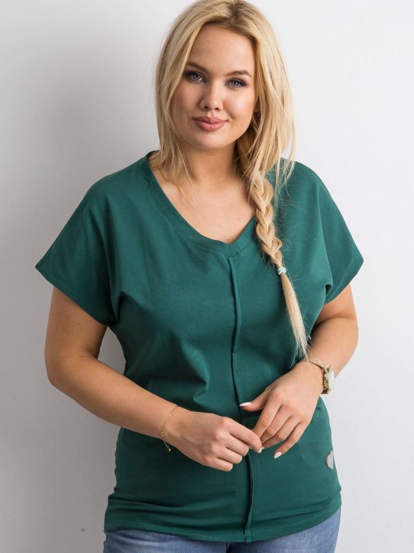 Green T-shirt PLUS SIZE