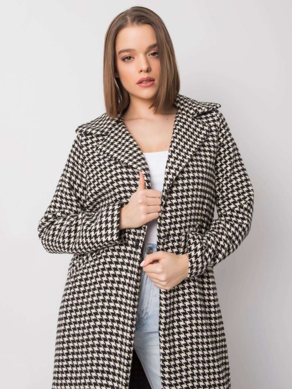 Esmee black and white coat