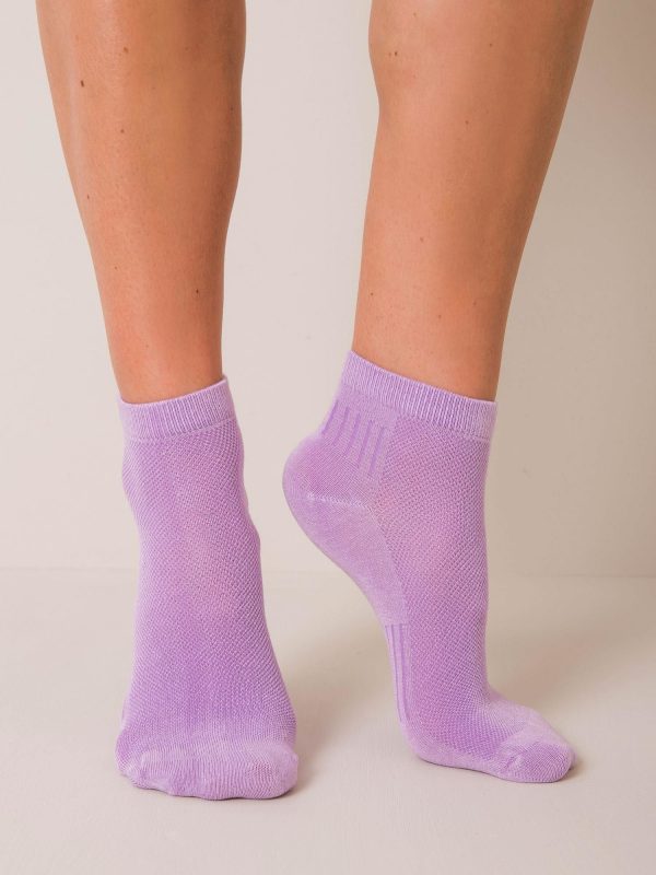 Purple Women's Short Socks