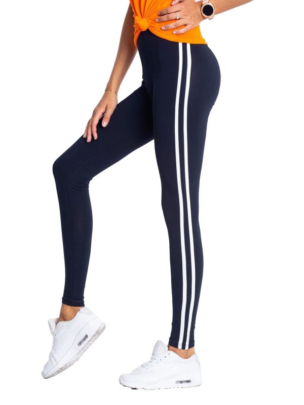 Navy Buzz Leggings