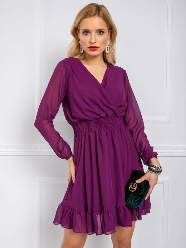 Purple dress Giovana RUE PARIS