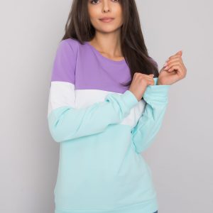 Larice RUE PARIS purple-mint sweatshirt