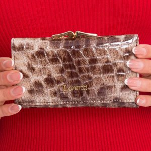 Brown Women's Animal Motif Wallet