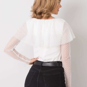 Juneau white formal blouse