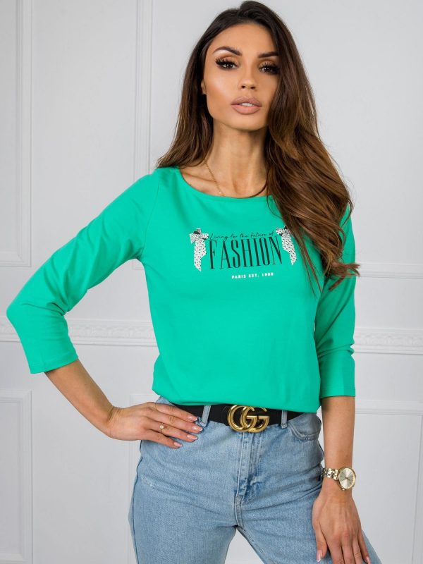 Rachella green blouse