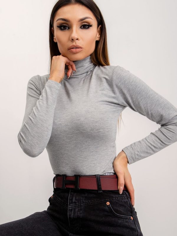 RUE PARIS Grey blouse Gemma