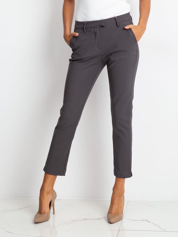 Dark Grey Classy Trousers