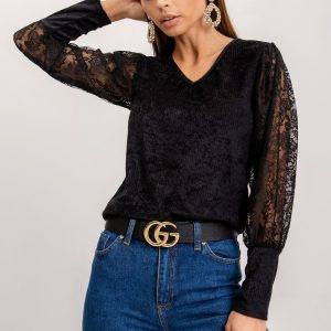 RUE PARIS Black blouse Dakota