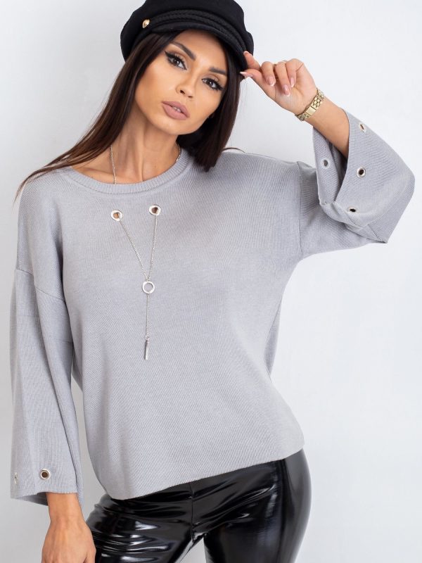 Grey Hola sweater