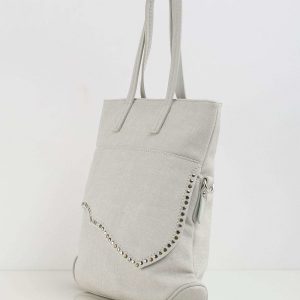 Light Grey Women's Shoulder Handbag