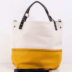 Yellow capacious bag