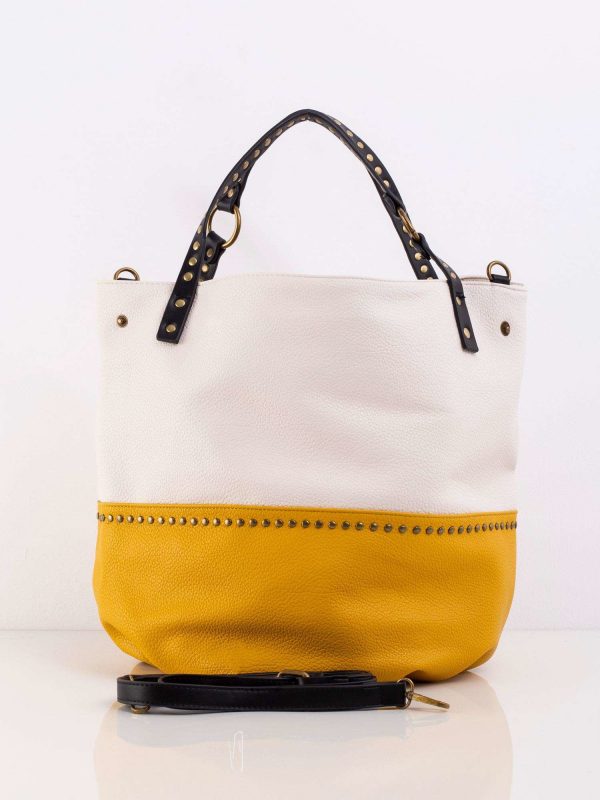 Yellow capacious bag