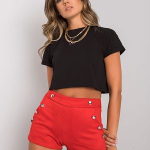 Jaylah RUE PARIS red button-up shorts