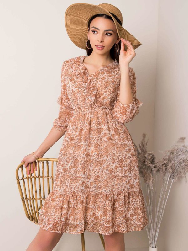 Beige dress Janice RUE PARIS