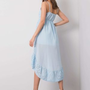 Clover OCH BELLA Blue Ruffle Dress