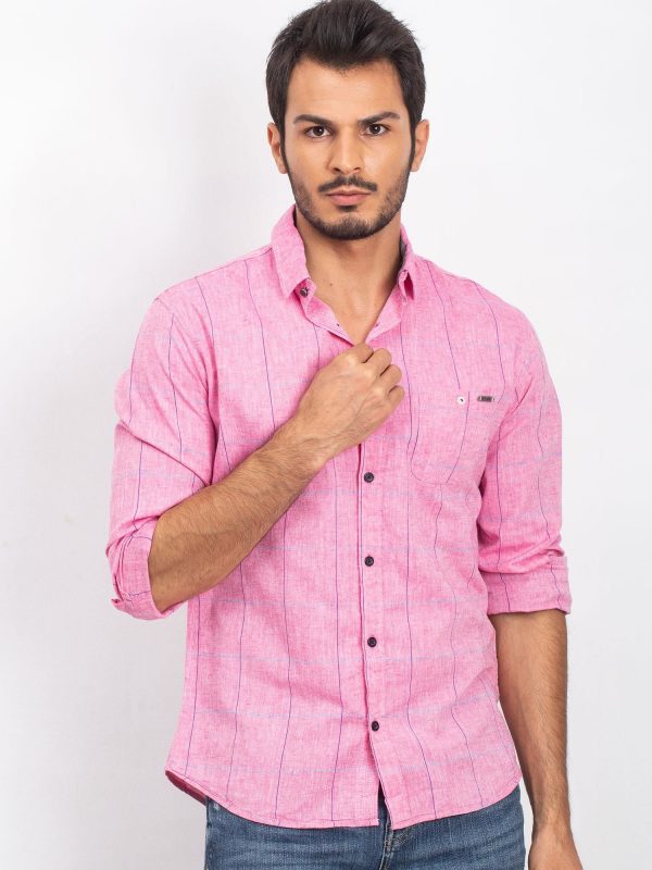 Proudly men's pink shirt