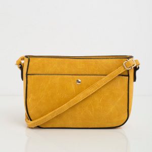 Yellow Eco Leather Ladies Handbag