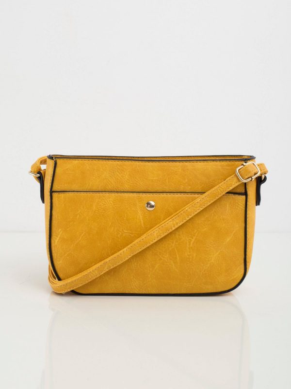 Yellow Eco Leather Ladies Handbag