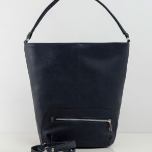 Navy blue large shopper bag