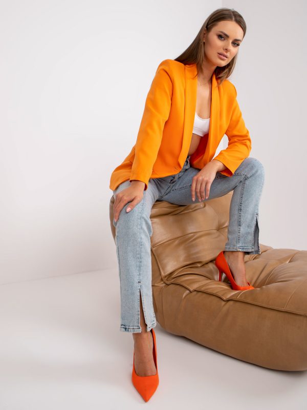 Guerrero Women's Light Orange Single-Breasted Blazer