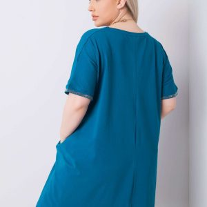 Kendra sea asymmetric plus size blouse