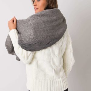 Gray Knitted Scarf