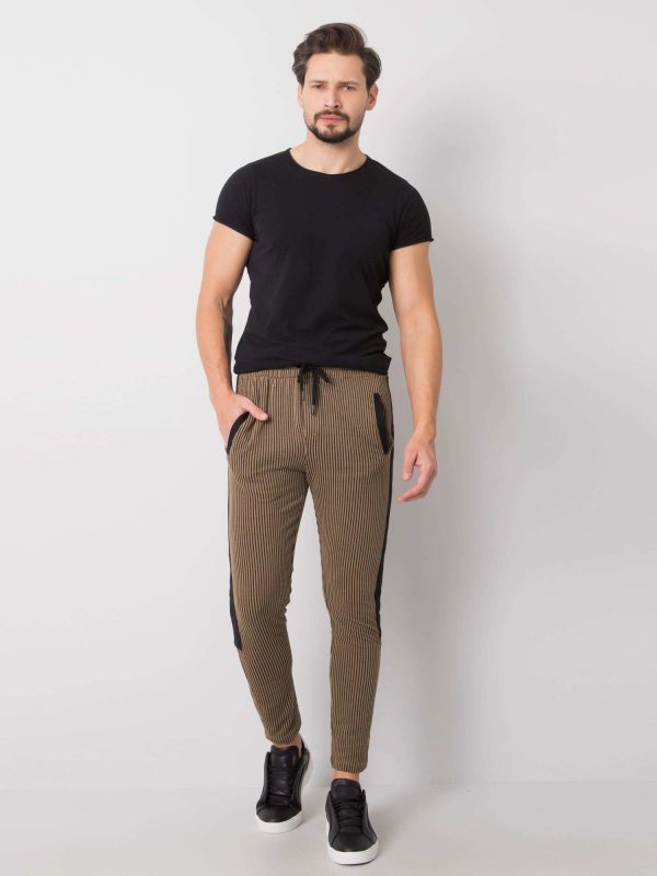 Axel Men's Dark Beige Sweatpants