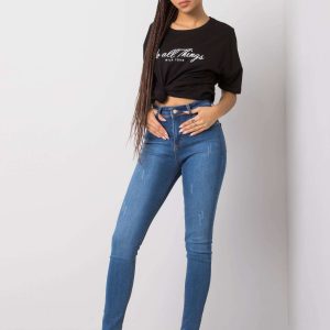 Blue skinny jeans pants Gianna RUE PARIS