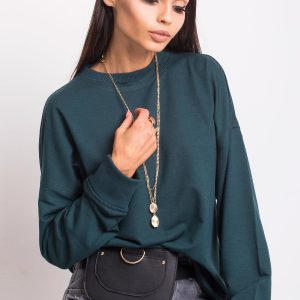 Dark Green Sweatshirt Wild