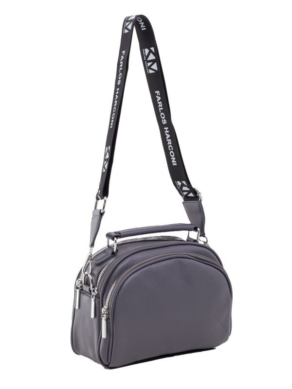 Dark Grey Women's Shoulder Handbag