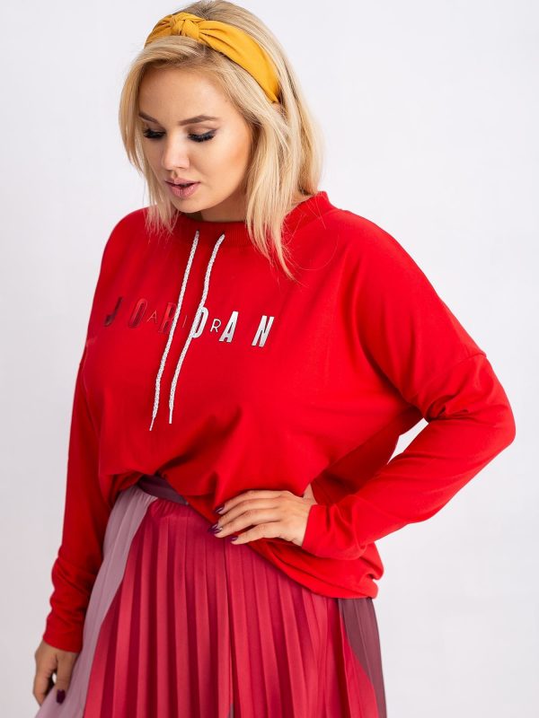 Madison Plus Size Red Sweatshirt