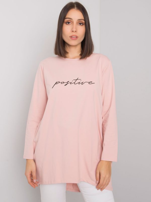 Dirty pink plus size tunic with Kaylah inscription