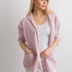 Lightweight women's jacket dirty pink