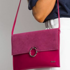 Fuchsia elegant clutch bag