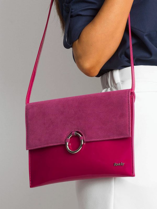 Fuchsia elegant clutch bag