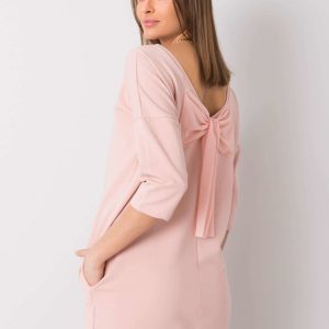 Yvonne powder pink dress