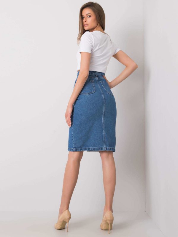 Blue denim skirt Rayne RUE PARIS