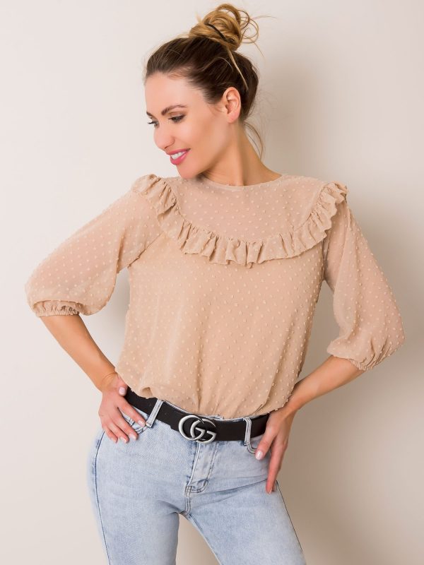 Beige blouse Kemmy RUE PARIS