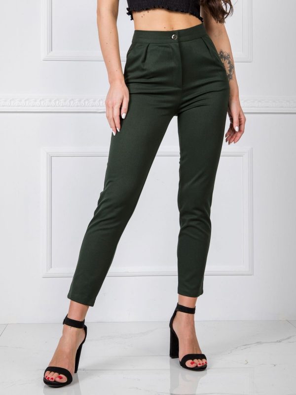 Dark green trousers BSL