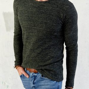 Men's khaki sweater