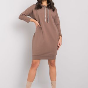 Brown Paulie Cotton Dress