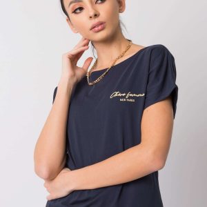 Navy blue t-shirt Alex RUE PARIS