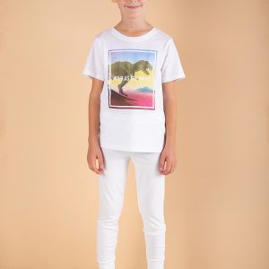 Ecru thermoactive pants for boy