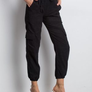 Black Chunky Pants