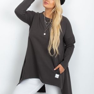 Graphite tunic plus size Andrea