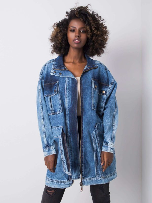 Blue denim jacket Abbigail RUE PARIS