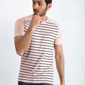 Pink and black t-shirt for men Future