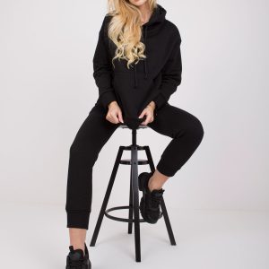 Women's Black Astoria Cotton Set